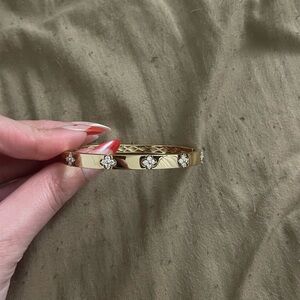 18k yellow gold plated bracelet